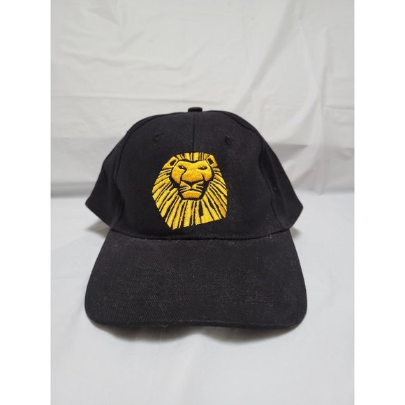 Disney Other - Vintage Disney Black Lion King Strap Back Embroidered Baseball Hat Cap N…